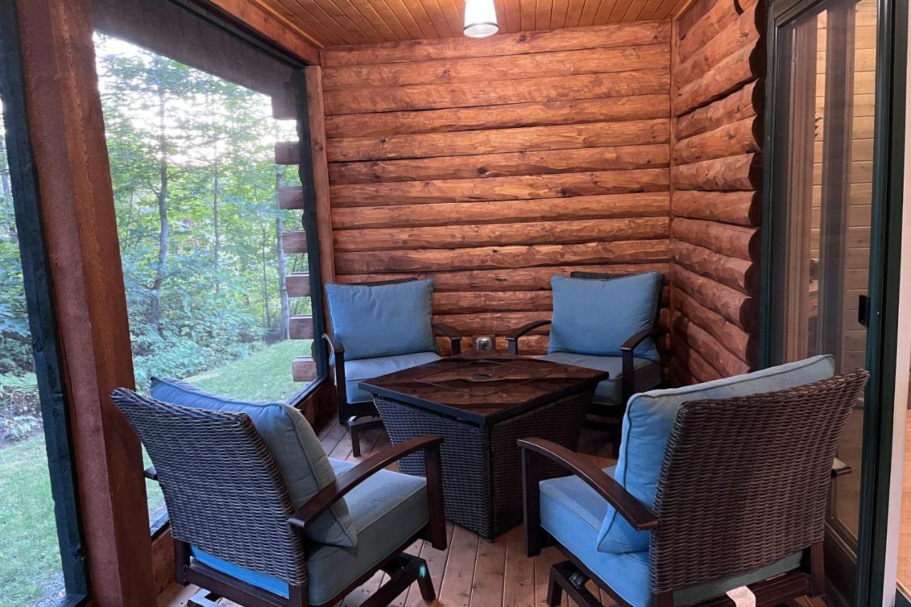 Blackbear Log Cabin Morrisville Extérieur photo