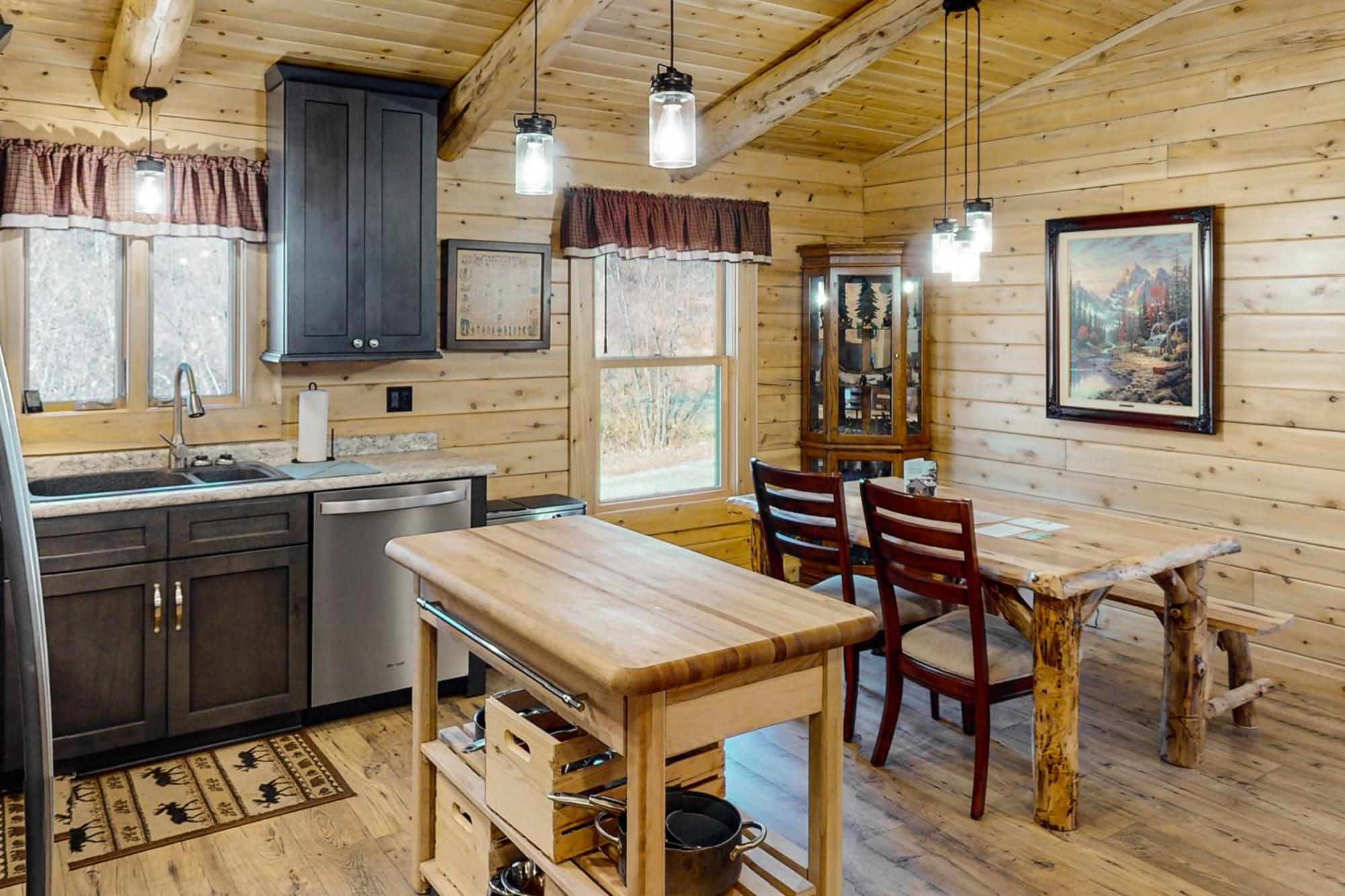 Blackbear Log Cabin Morrisville Extérieur photo